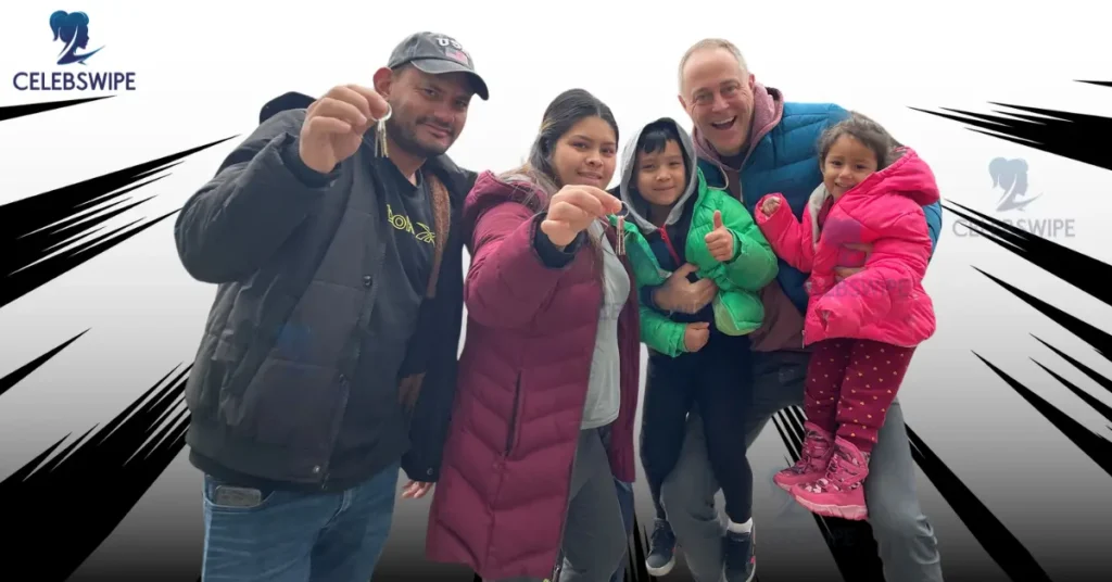 Brad Zibung Group photo with childs and a man