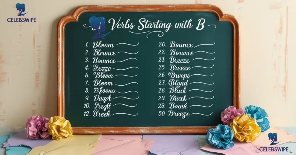 verbs start with b